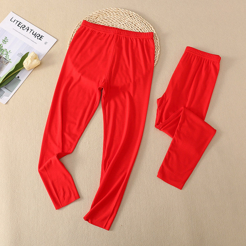 随心裁薄款儿童本命年红色秋裤男童女童睡裤宝宝过年莫代尔打底裤,童装/婴儿装/亲子装,保暖裤,淘宝优惠券,粉丝福利购,淘宝优惠卷