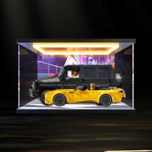 适用76924梅赛德斯AMG积木模型拼装玩具回灯亚克力主题背景收纳盒