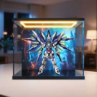 适用爱因塔 天幕 育胶乐园 国创机甲拼装模型回型灯亚克力收纳盒