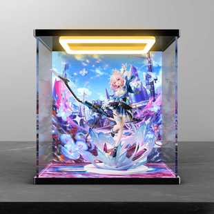 适用APEX-TOYS 崩坏：星穹铁道三月七手办模型回灯款亚克力收纳盒