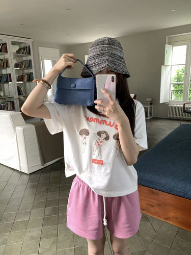 韩系卡通印花宽松显瘦短袖T恤女