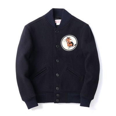 羊毛棒球夹克RISKRIDER