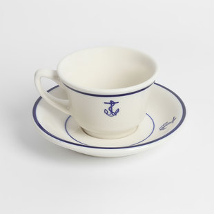 红茶杯碟 RISK 陶瓷咖啡 1940SNAVY美式 标准高温瓷 RIDER复古经典
