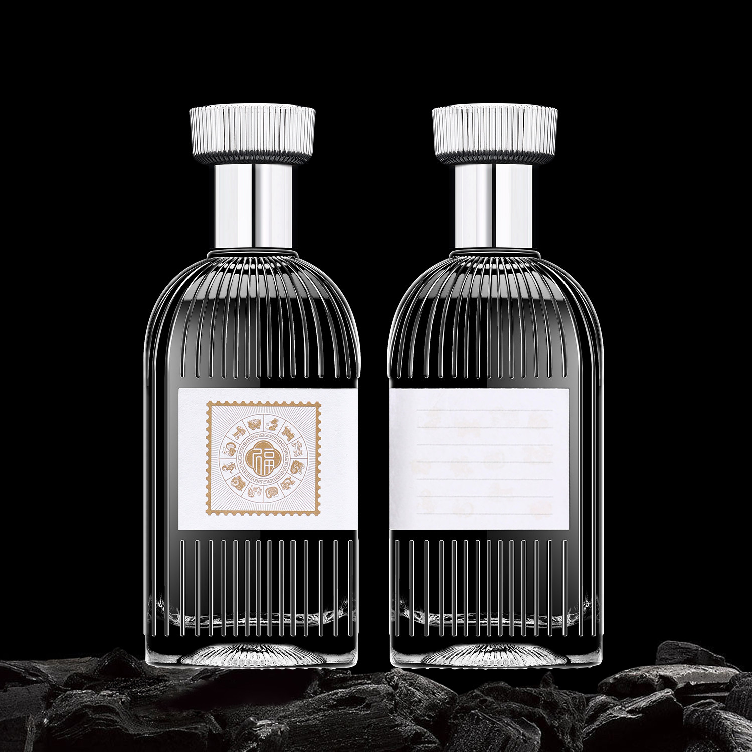 酒瓶空瓶高档密封玻璃500ml一斤