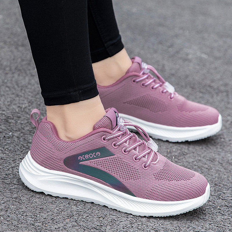 老北京布鞋女飞织透气健步鞋中老年妈妈鞋防滑舒适轻便休闲运动鞋,女鞋,健步鞋,淘宝优惠券,粉丝福利购,淘宝优惠卷