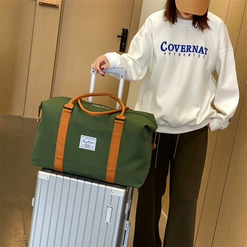 Сумка на одно плечо для путешествий, портативная сумка для путешествий с разделителями, ткань оксфорд