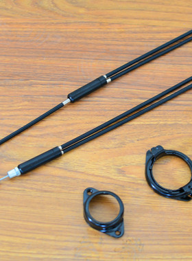 BMX表演车街车万向转旋转器带前后二合一刹车线全套360度旋转车把