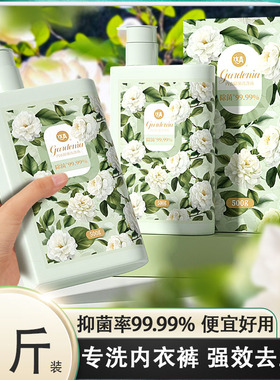 【天猫U先】山茶花香500g内衣抑菌洗衣液内裤清洗液除菌除螨去污