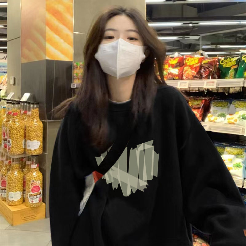 卫衣oversize小众高街潮牌ins