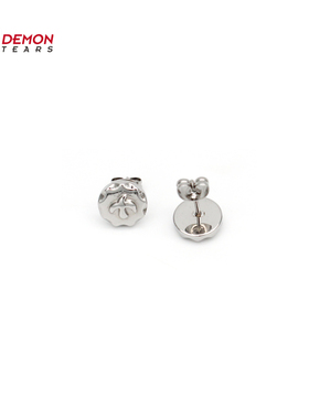 DEMONTEARS日式小众简约钛钢男女款百搭飞鸟耳钉情侣街头潮酷饰品