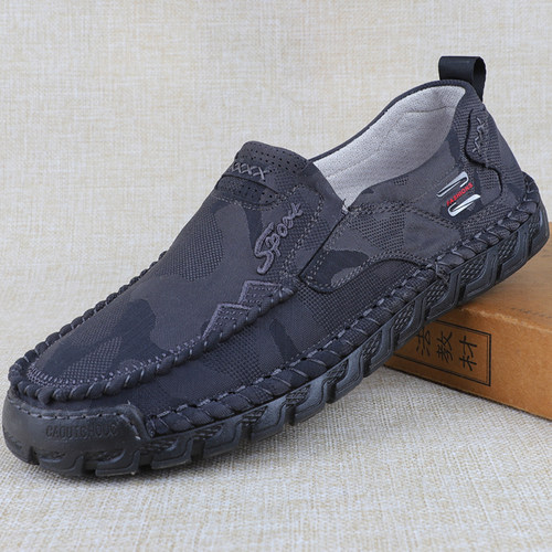 老北京布鞋男春秋软底休闲鞋防滑