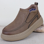 棉鞋 老北京加绒棉布鞋 休闲鞋 轻底简约高级感防寒男士 冬季 2025新款