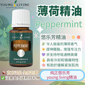 美国Young living悠乐芳薄荷peppermint精油单方振奋清爽按摩舒緩