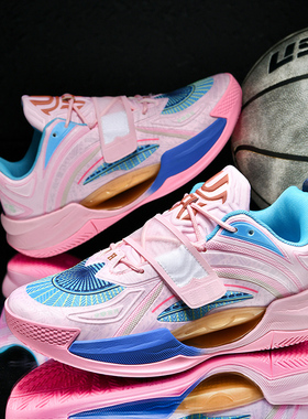 水花4篮球鞋春季新款减震男鞋水花5运动鞋汤普森KT摩擦有声球鞋女