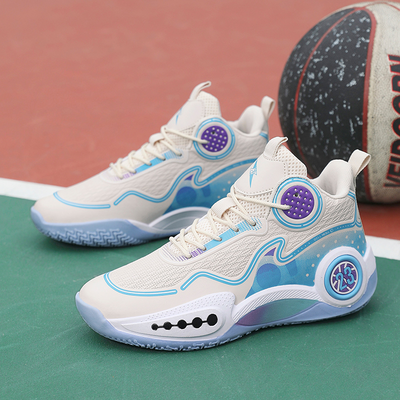 韦德幻影3篮球鞋男款青少年儿童少儿专业摩擦有声音实战球鞋男孩3