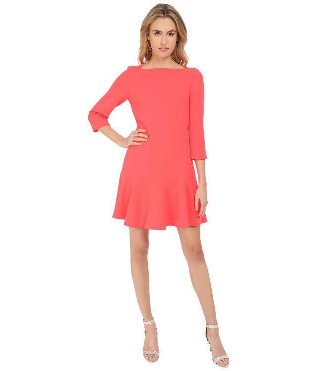 摩家KS纯原！外贸尾货！一字领鱼尾裙摆七分袖连衣裙 纯果糖色 女,女装/女士精品,连衣裙,淘宝优惠券,粉丝福利购,淘宝优惠卷