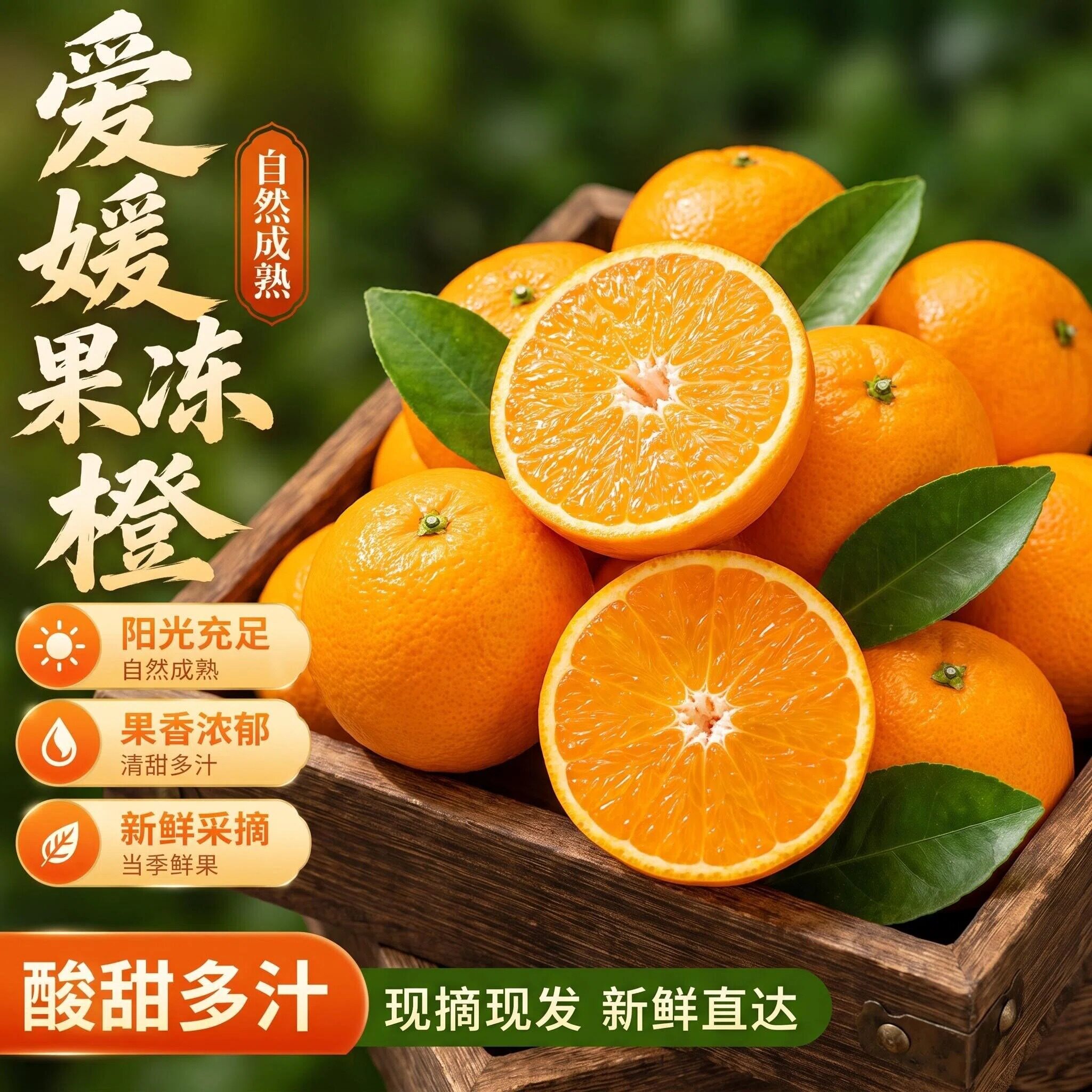 爆汁正宗爱媛38号果冻橙图片