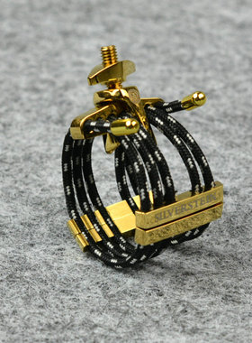 美国Silverstein银石镀金胶木金属高次中音萨克斯黑管笛头线卡子