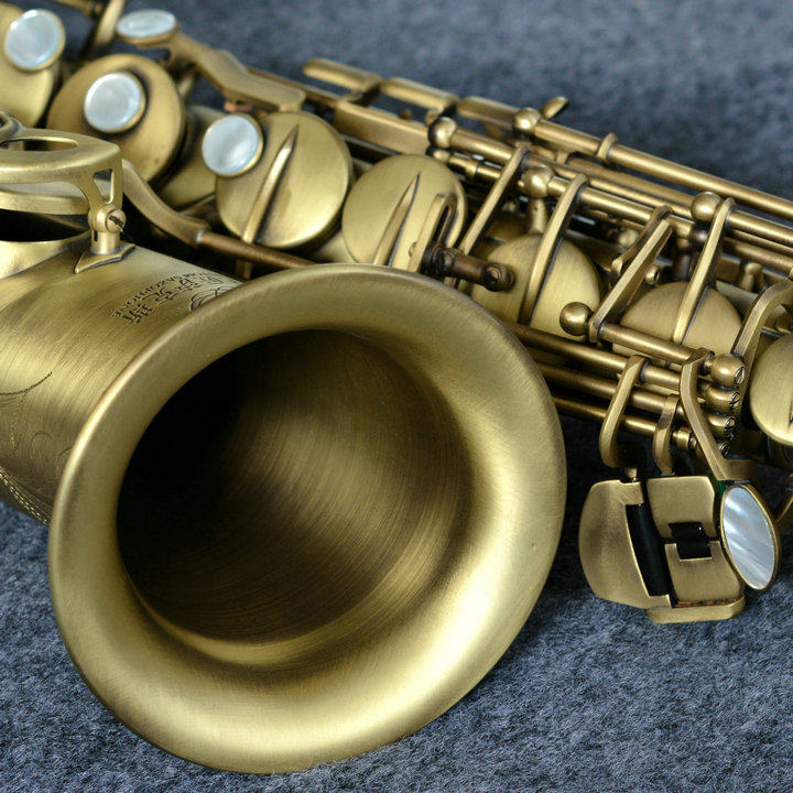 工匠萨克斯AS-567GF仿古拉丝降E中音仿萨尔玛儿童成人老年通用