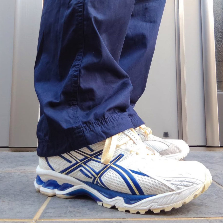 2025年新款 高品 白蓝牛奶 做旧休闲机能鞋 男白色蓝色拼接运动鞋