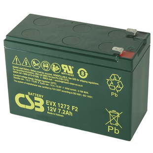 12V7.2AH CSB EVX1272 免维护可充电电池 BATTERY蓄电池