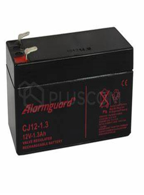 Alarmguard蓄电池 CJ12-1.3 12V1.3AH 免维护可充电铅酸电池