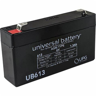 universal 6V1.3AH免维护可充电蓄电池 battery蓄电池613