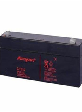 Alarmguard蓄电池 CJ12-2.2 12V2.2AH 免维护可充电铅酸电池