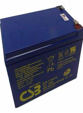 CSB BATTERY蓄电池 EVH12150 F2 12V15AH 免维护铅酸电池