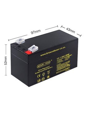SECURI-PROD蓄电池  12V1.3AH/20HR 免维护可充电铅酸电池