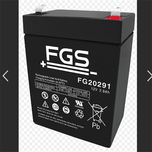 FGS蓄电池 12V2.9AH免维护可充电铅酸电池 FG20291