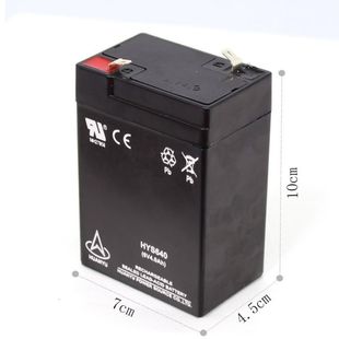环宇6V4AH 645蓄电池 4.5AH免维护铅酸电子称童车电池电瓶HYS640