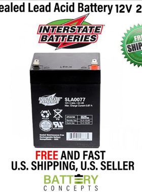 INTERSTATE BATTERIES蓄电池 SLA0077 12V2.9AH/20HR免维护电池