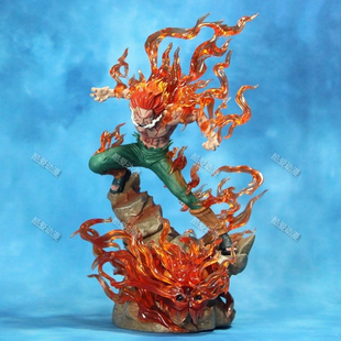 火影忍者手办十年百忍夜凯动漫迈特凯模型雕像二次元摆件