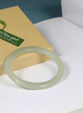 和田玉晴水手镯 温润冰透 圈口大小齐全