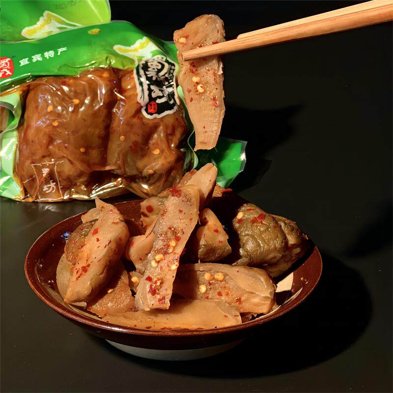 宜宾特产206g*5袋大头菜泡菜腌菜下饭菜蜀戎坊手撕冰糖麻辣大头菜