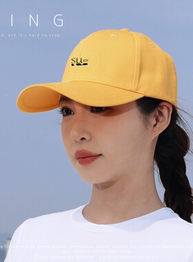 韩版纯棉春夏防晒显脸小棒球帽
