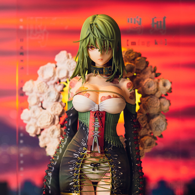 gsc原画荼壹月季鸣珂手办美少女白玫瑰动漫模型二次元雕像摆件