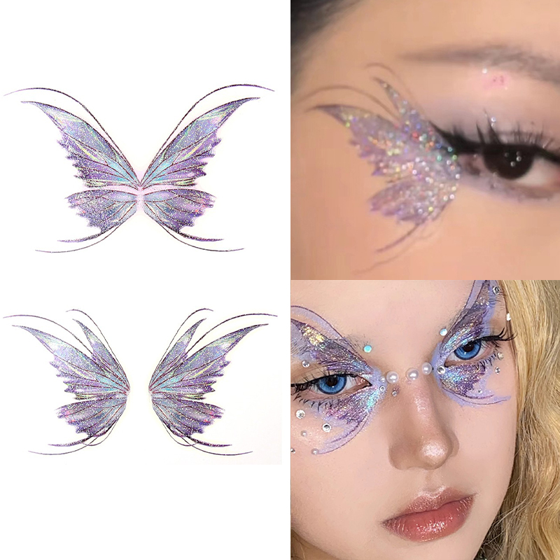 闪粉纹身贴防水蝴蝶纹身贴