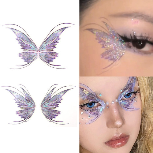 闪粉纹身贴防水蝴蝶纹身贴