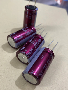 3300UF 35V 日本伊娜 ELNA 音频电容 35V3300UF 16*32 RA3 紫红袍