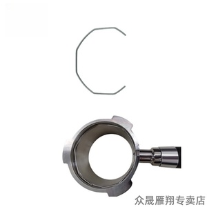 适用垫布EC9155W咖啡机手柄卡簧Saeco百盛ECP33.21R卡簧德龙包邮