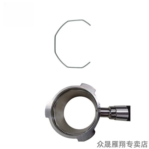 咖啡机手柄卡环无底手