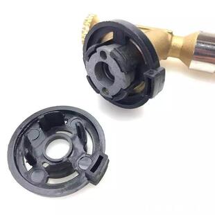 垫片盘底气罐户外喷火枪底座塑料底充气烧烤气炉卡口炉头打火