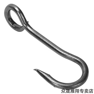 扁担钩子挑水挑土S钩吊钩水桶钩承重铁钩家用园林工具起重货钩拉