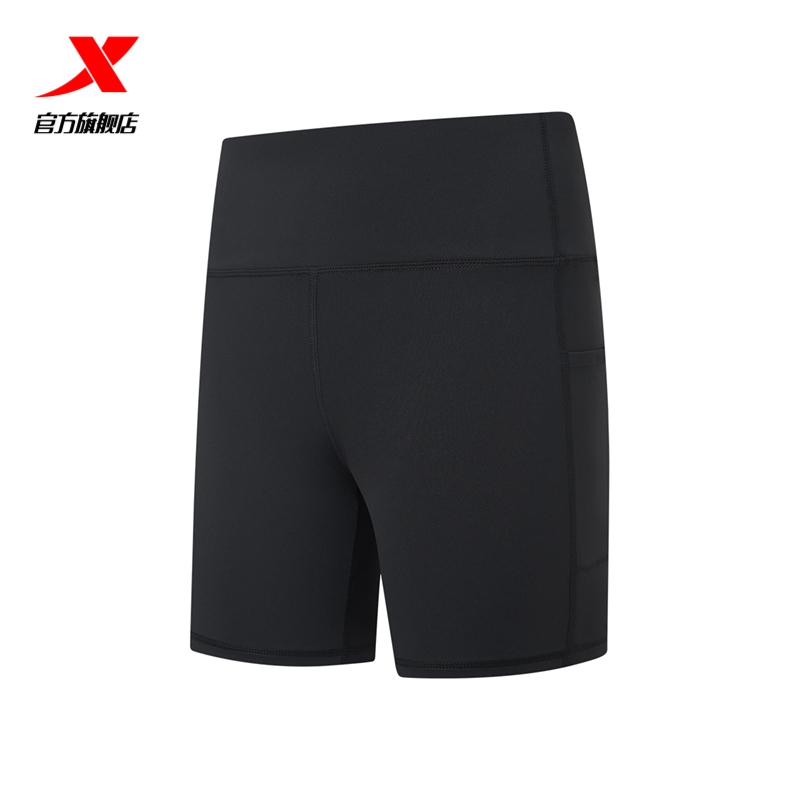 特步2025秋紧身五分裤女9753282D0418