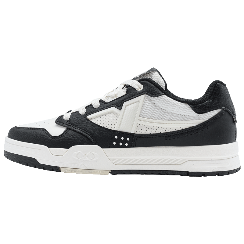 范丞丞同款丨特步新晖板鞋2026春季男鞋休闲鞋潮流皮面低帮运动鞋