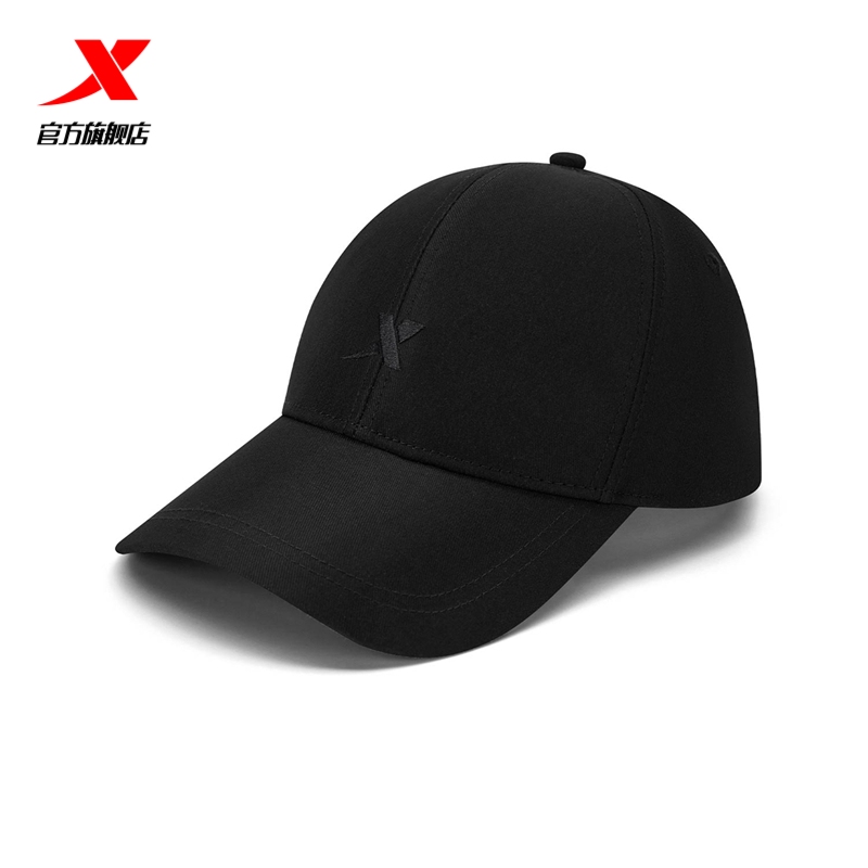 特步棒球帽男女2025年新款夏季情侣鸭舌帽休闲帽子透气百搭运动帽