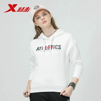 Áo len nữ trùm đầu Xtep trùm đầu mùa thu thời trang thể thao mới - Thể thao lông cừu / jumper áo hoodie tai thỏ