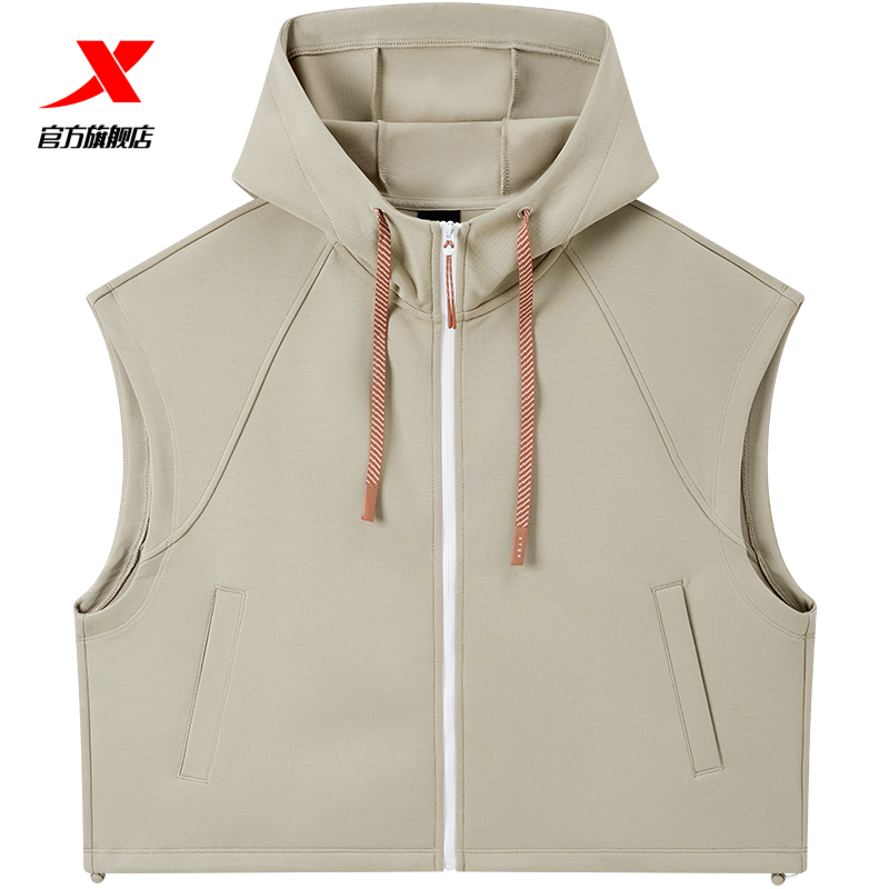 特步马甲女新款秋季女装通勤休闲上衣百搭运动马甲976328290051